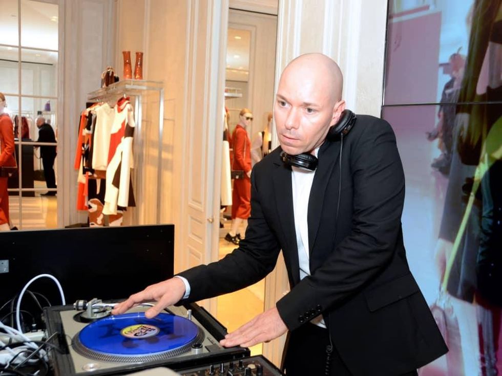 Dior grand opening DJ Dave Wrangle