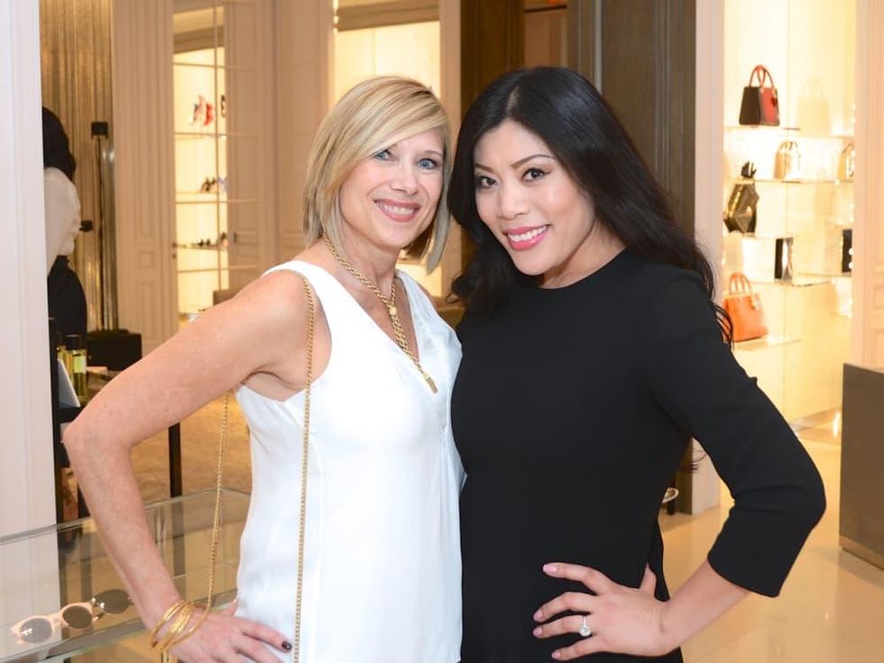 Dior grand opening Leslie Ezell, Mia Yu