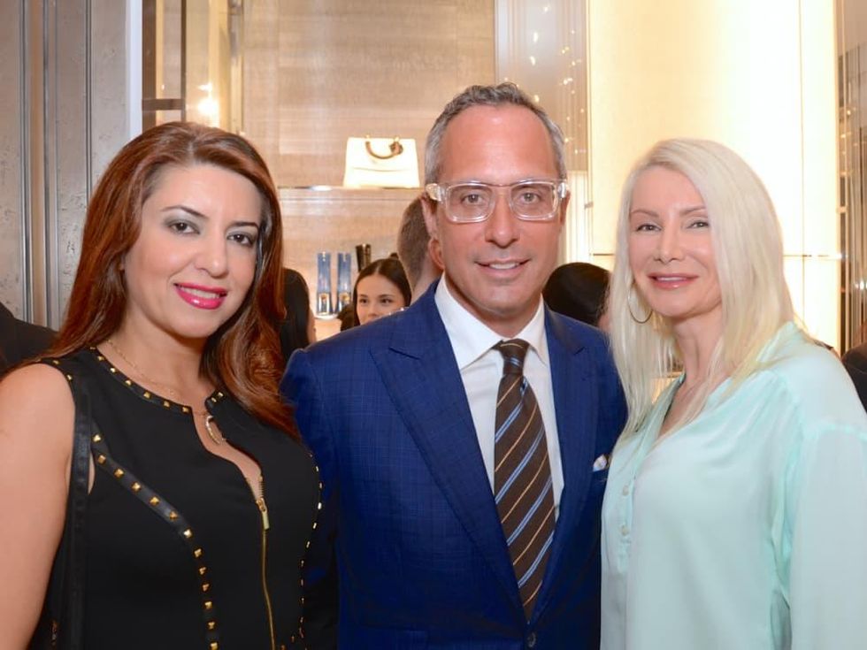 Dior grand opening Parissa Mohajer, Mark Sullivan, Ludmila Luman