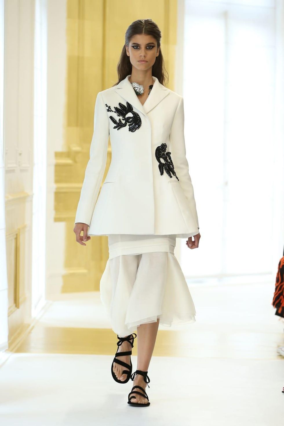 Dior haute couture runway show Paris finale look 12