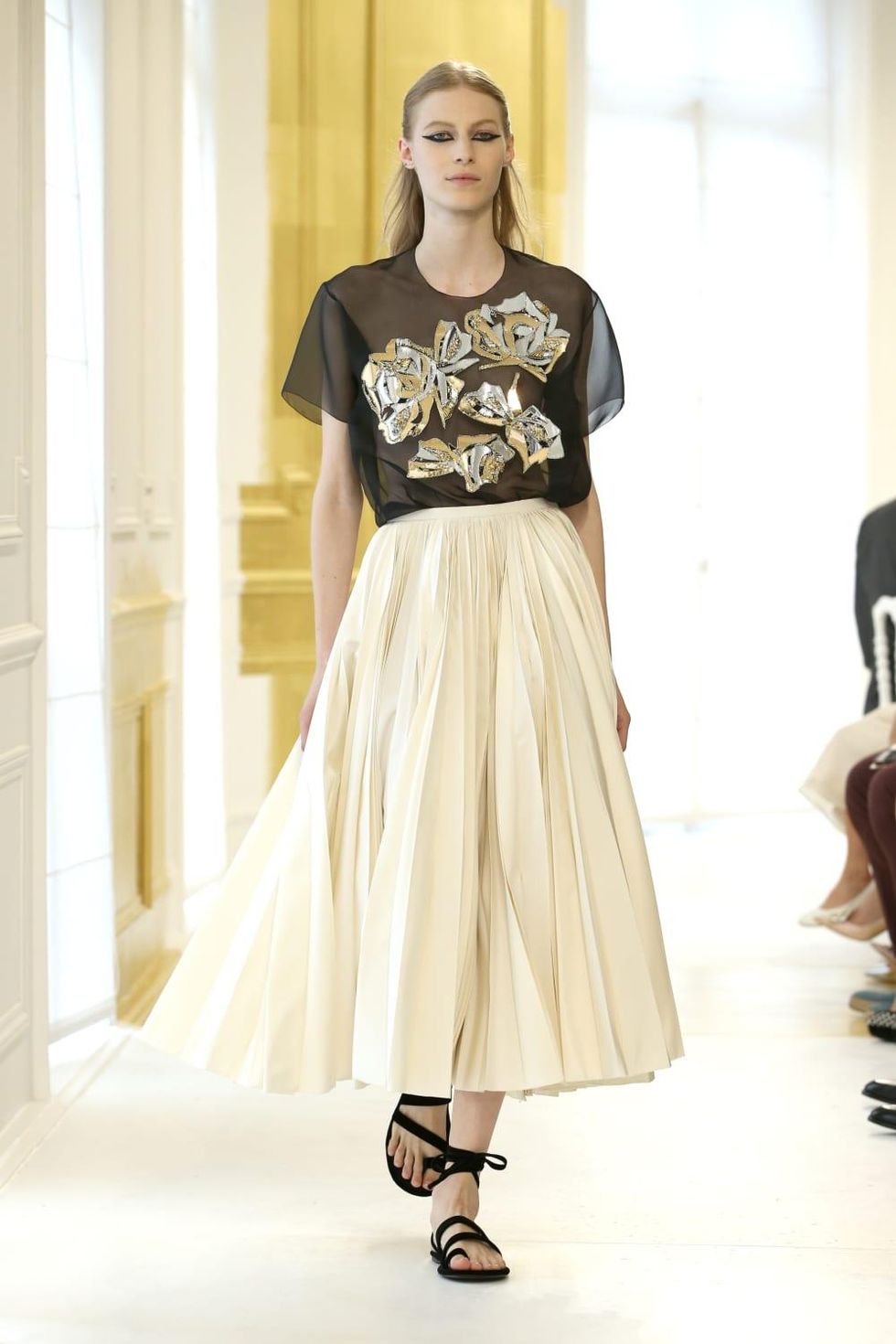 Dior haute couture runway show Paris finale look 45