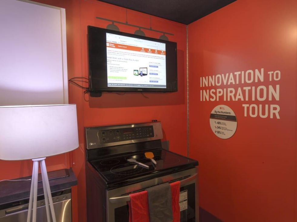 Direct Energy Innovation to Inspiration Tour mobile exhibit