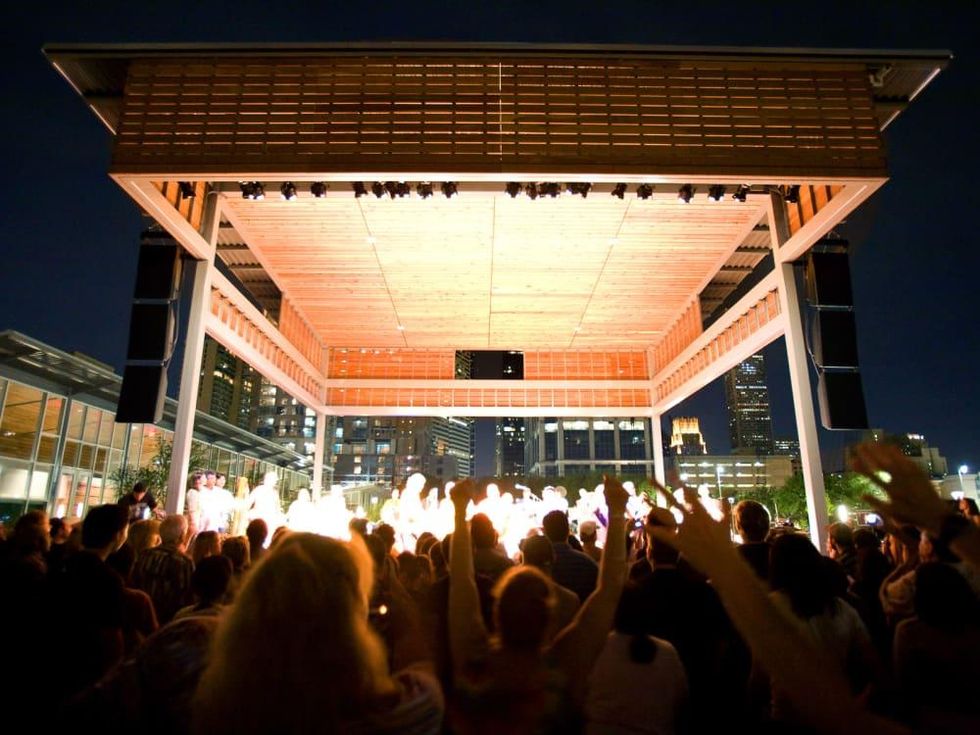 Discovery Green, Amphitheater, Concert, stage