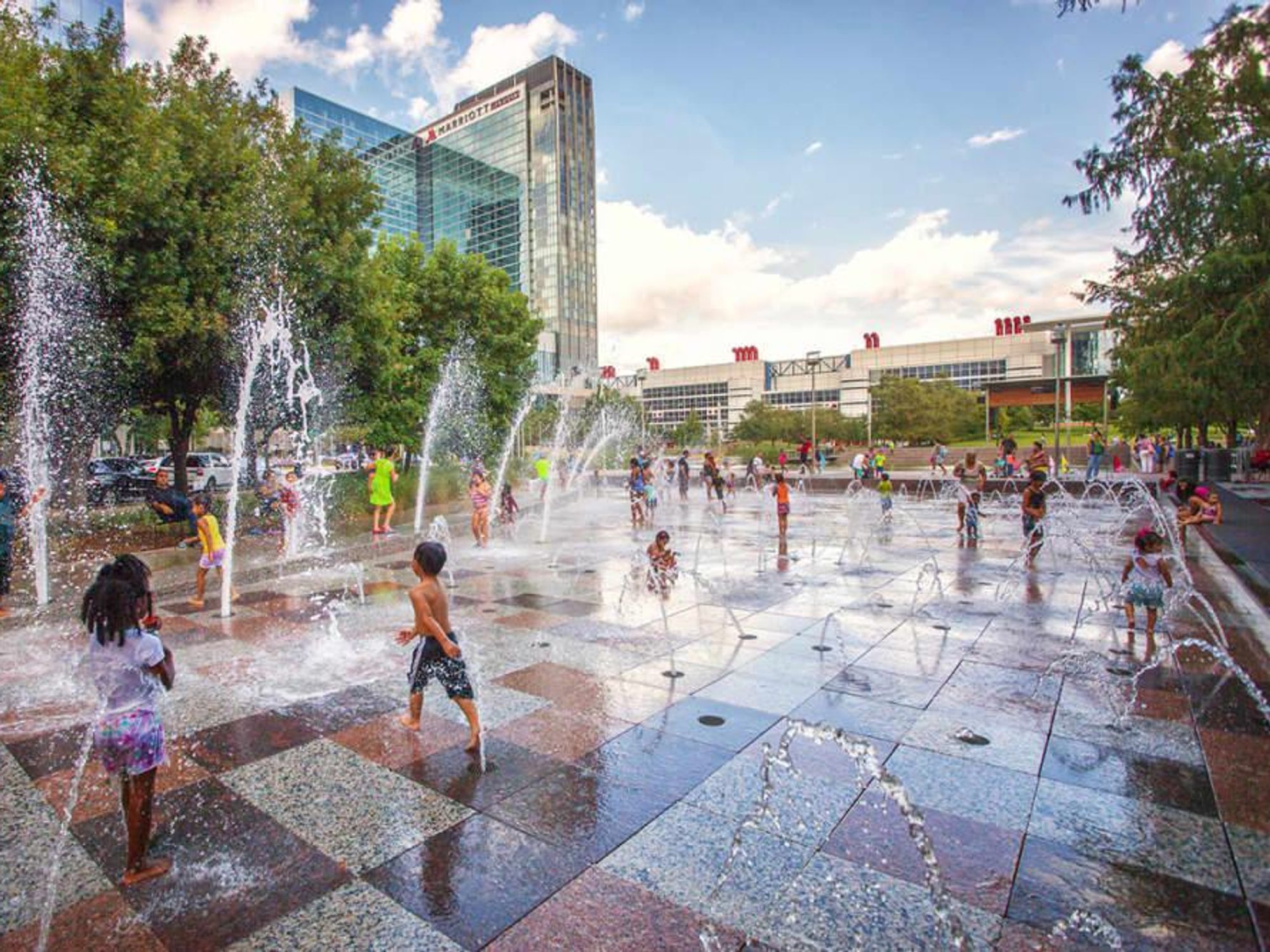 Discovery Green Gateway Fountain