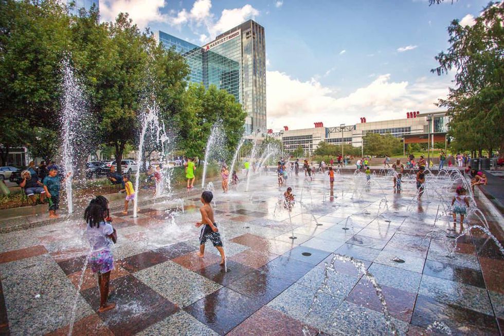 Discovery Green Gateway Fountain