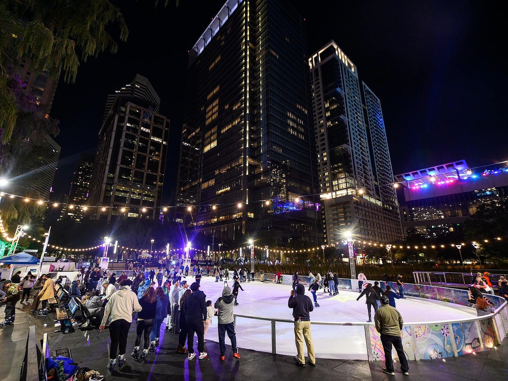discovery green ice skating rink