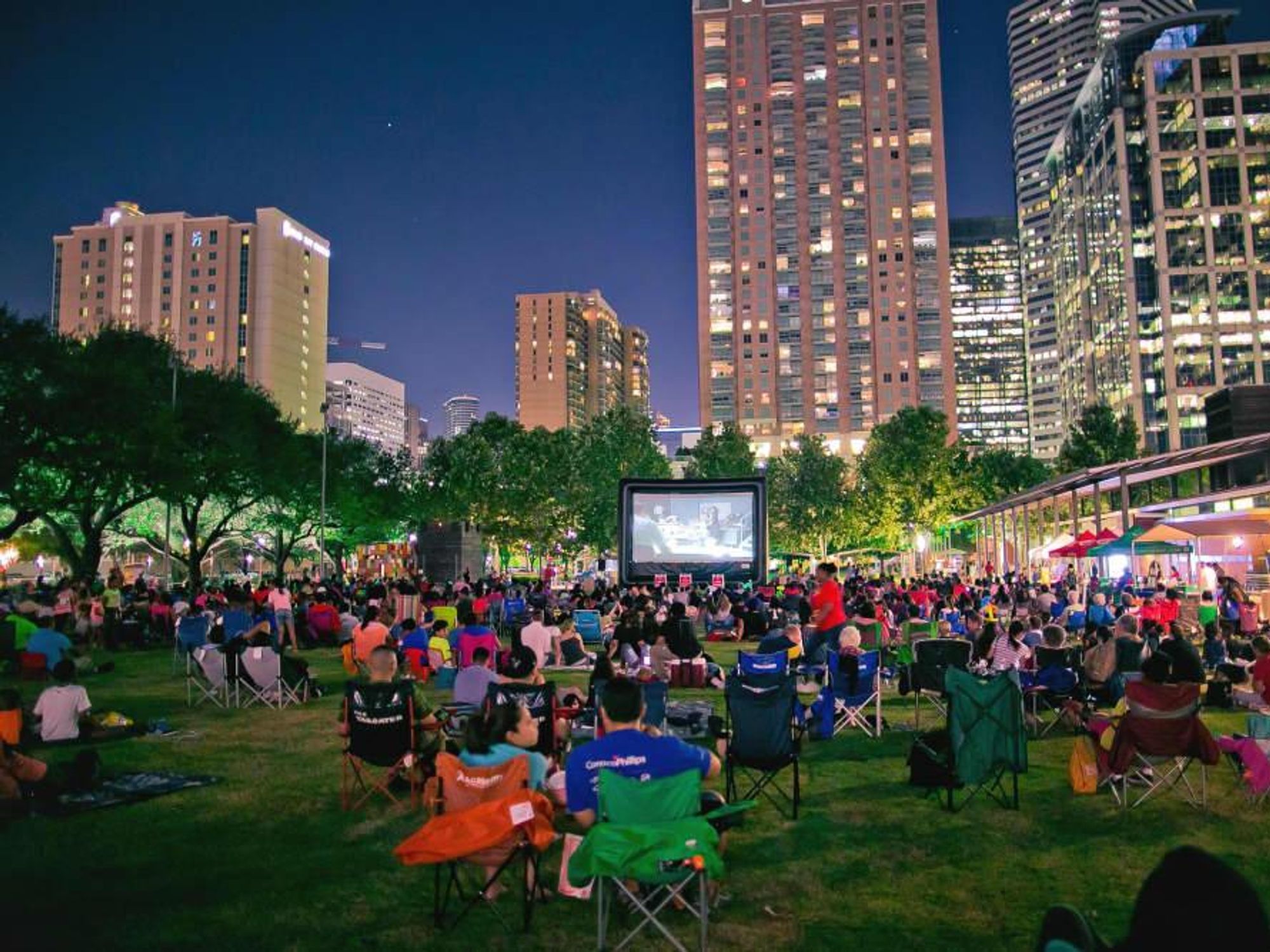 Discovery Green Screen on the Green outdoor movie