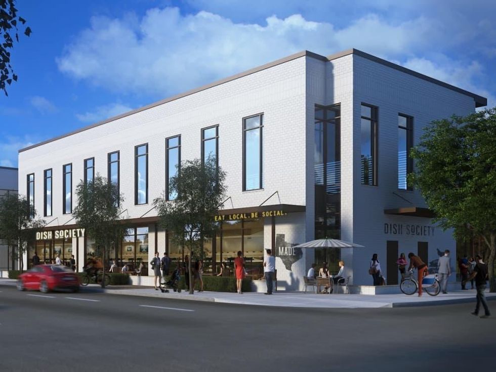 Dish Society Heights exterior rendering