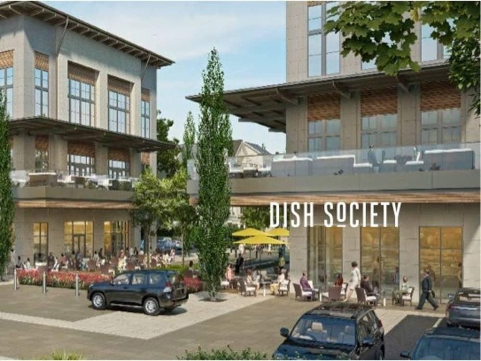 Dish Society Memorial Green rendering