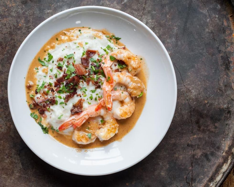 Dish Society shrimp and grits