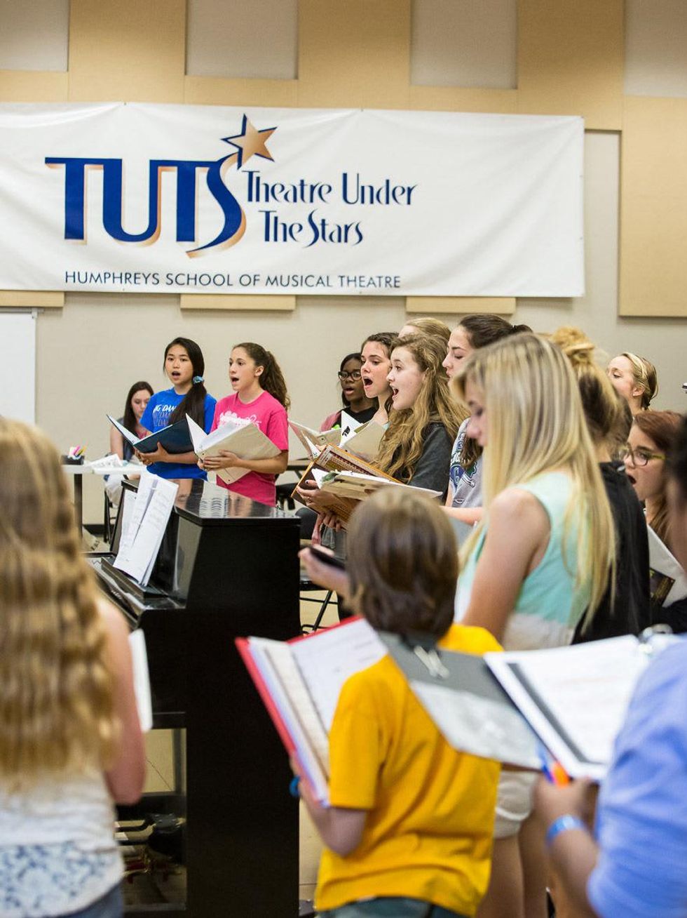 Disney High School Musical rehearsal TUTS