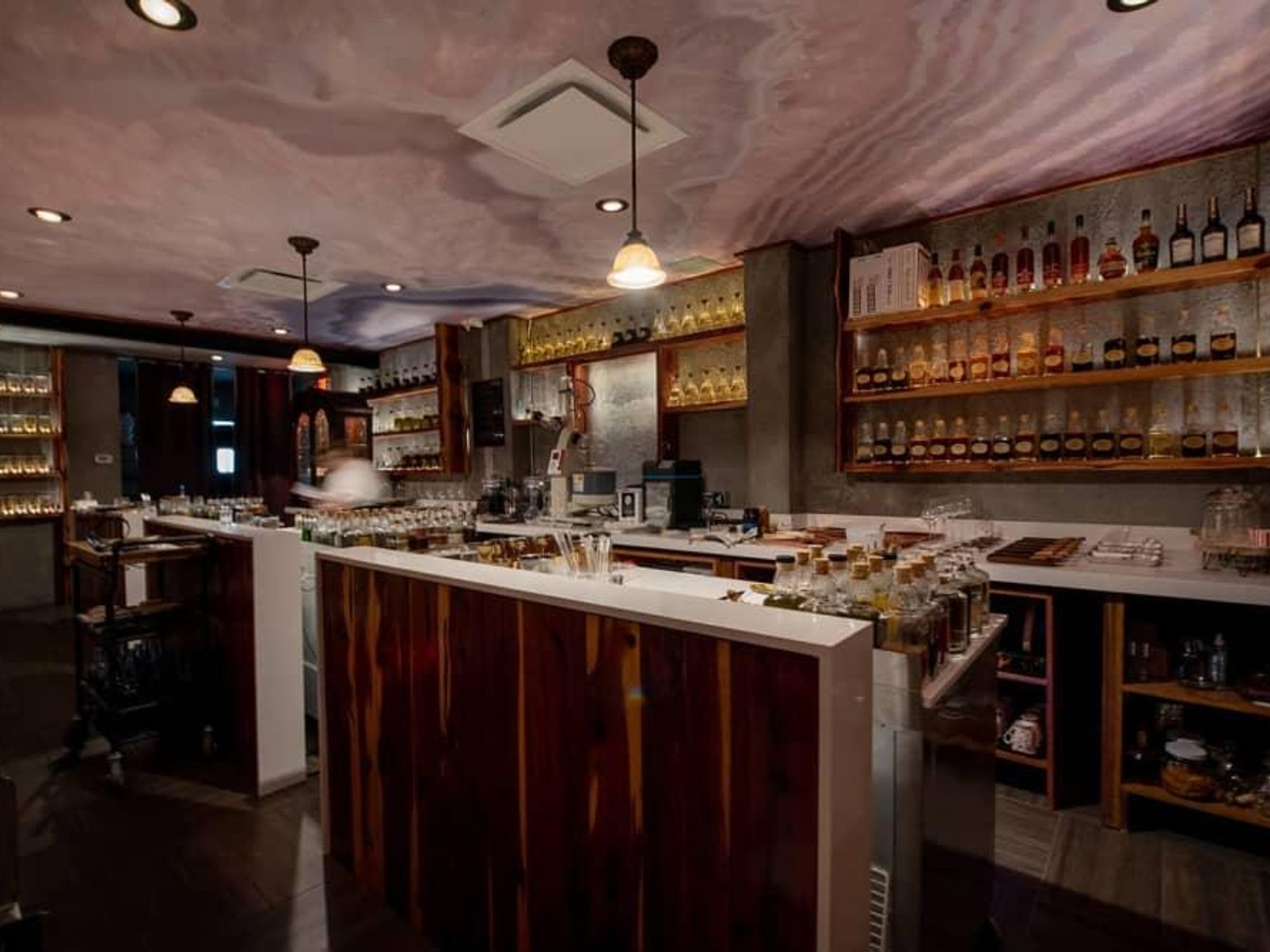 Diversion cocktail bar interior