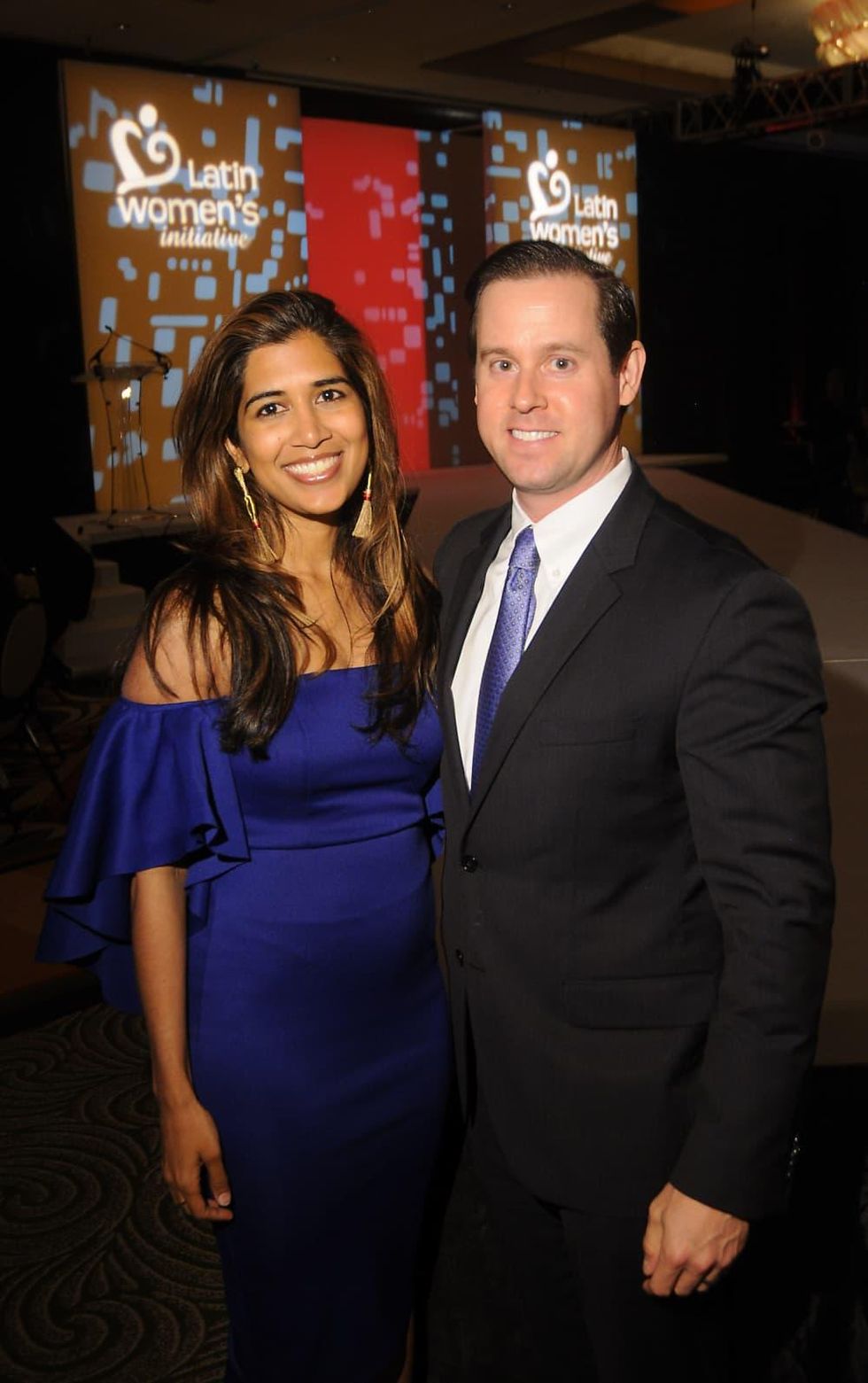 Divya and Chris Brown