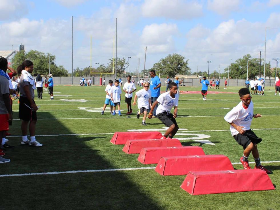DJ Hayden Football Camp 2015 drills