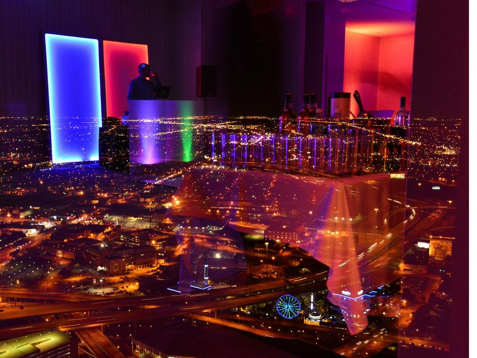 DJ Reflection Shot at the Young Professionals Backstage party January 2014