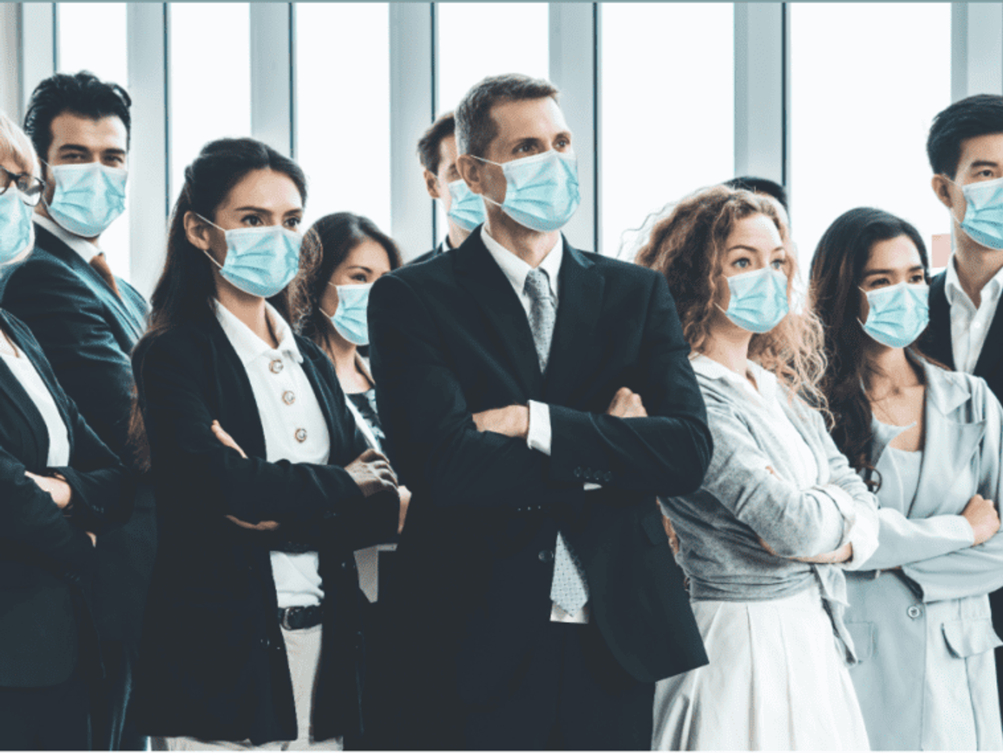 Doctors wearing face masks