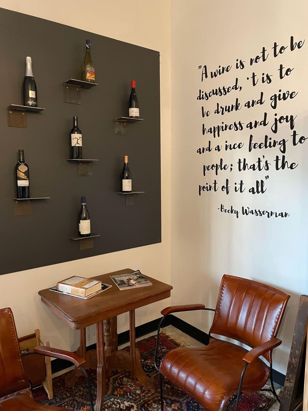 Dodie's Beer + Wine interior