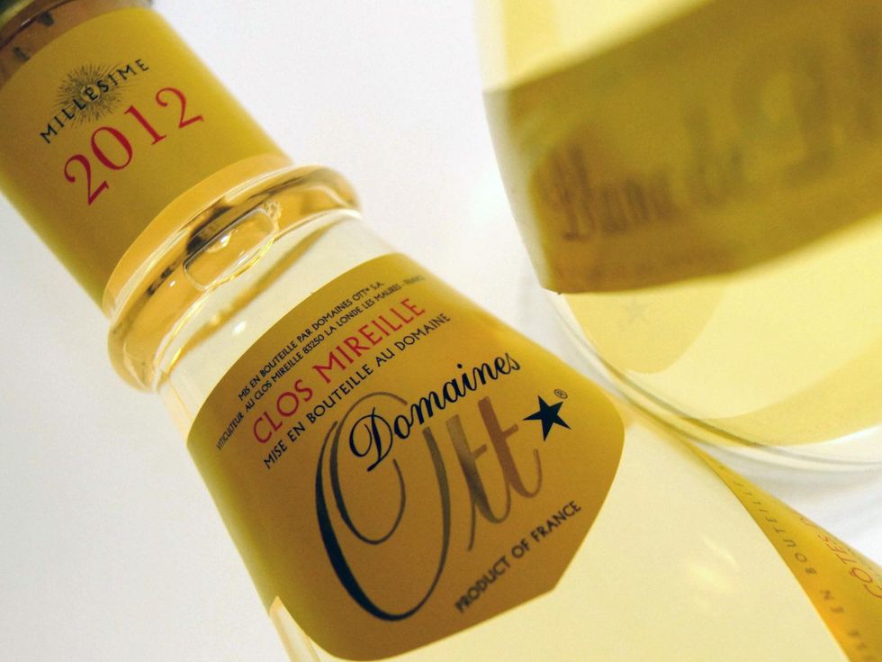 Domaines Ott Clos Mireille Blanc de Blancs Semillon-Vermentino, Cote du Provence, France 2010 bottle of white wine