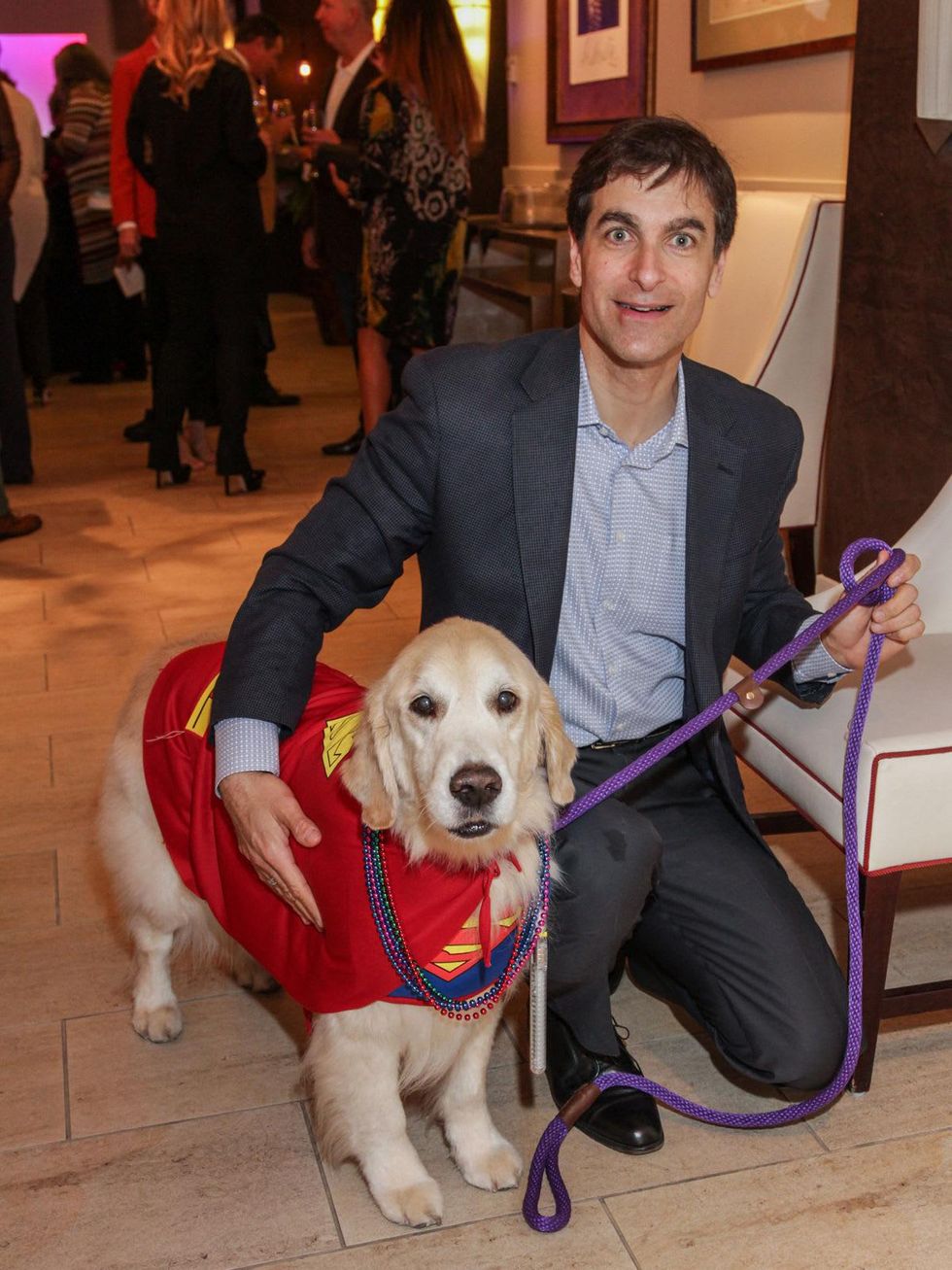 Dominic Cellitti with Brady at the Best Friends Brunch February 2014