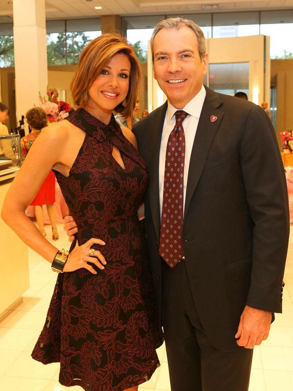 Dominique Sachse and Bob Devlin at Neiman Marcus' Stiletto Strut