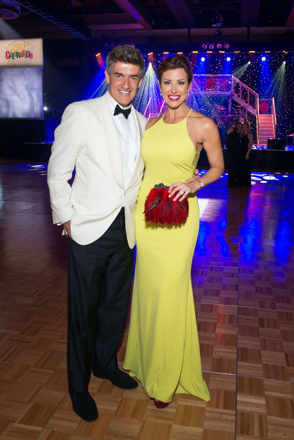 Dominique Sachse and NIck Florescu at Memorial Hermann Gala