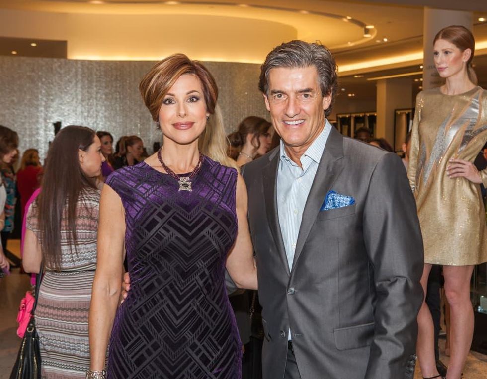 Dominique Sachse, Nick Florescu at Heart of Fashion kickoff party