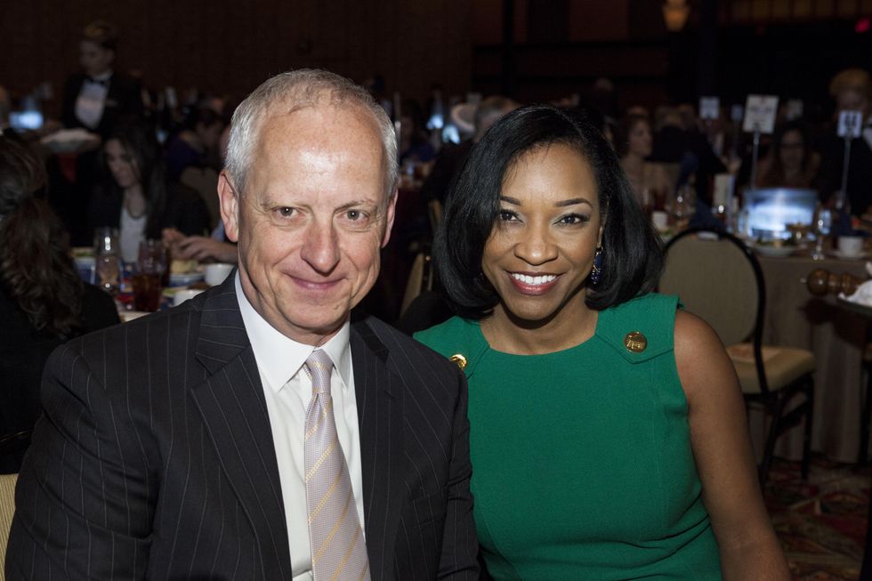 Don DePasquale and Emelda Douglas at the Neighborhood Centers' Heart of Gold Celebration February 2014