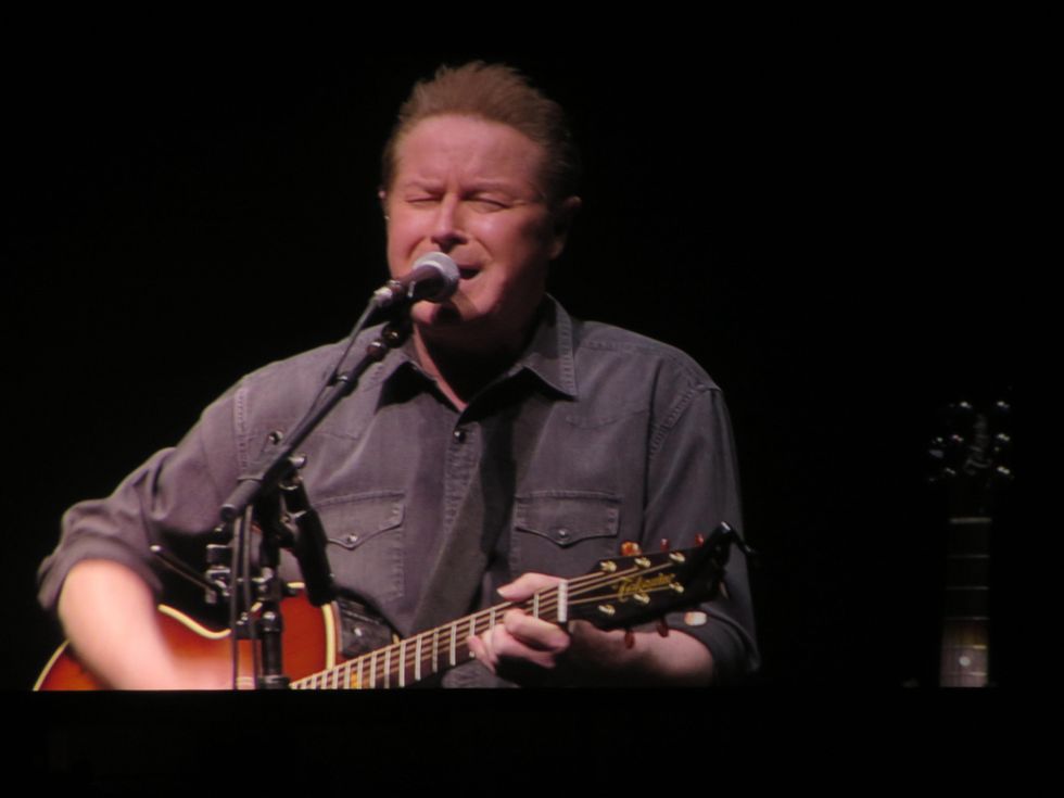 Don Henley at Eagles concert at Toyota Center February 2014