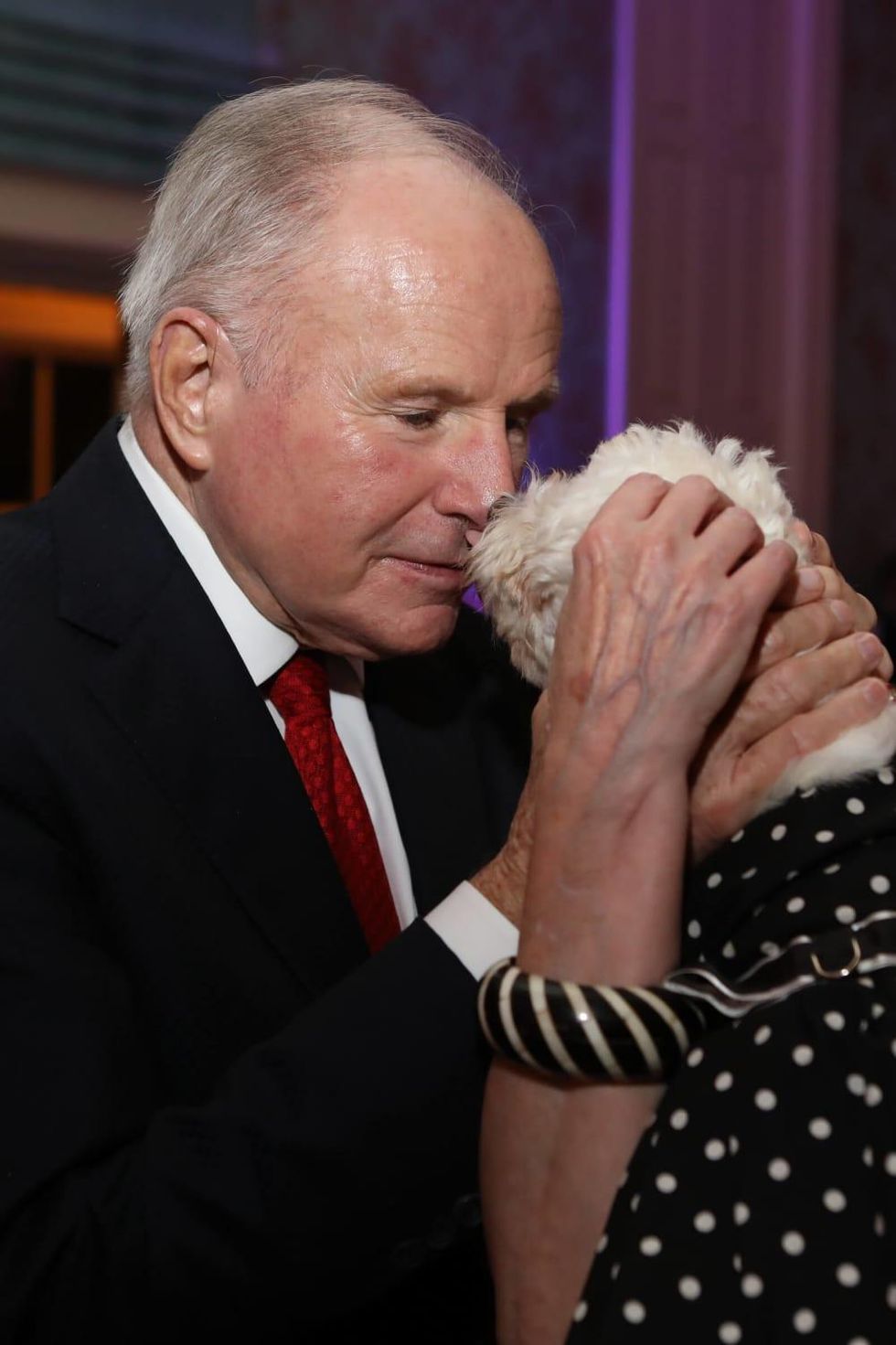 Don Sanders and Little Orphan Annie at BARC Gala
