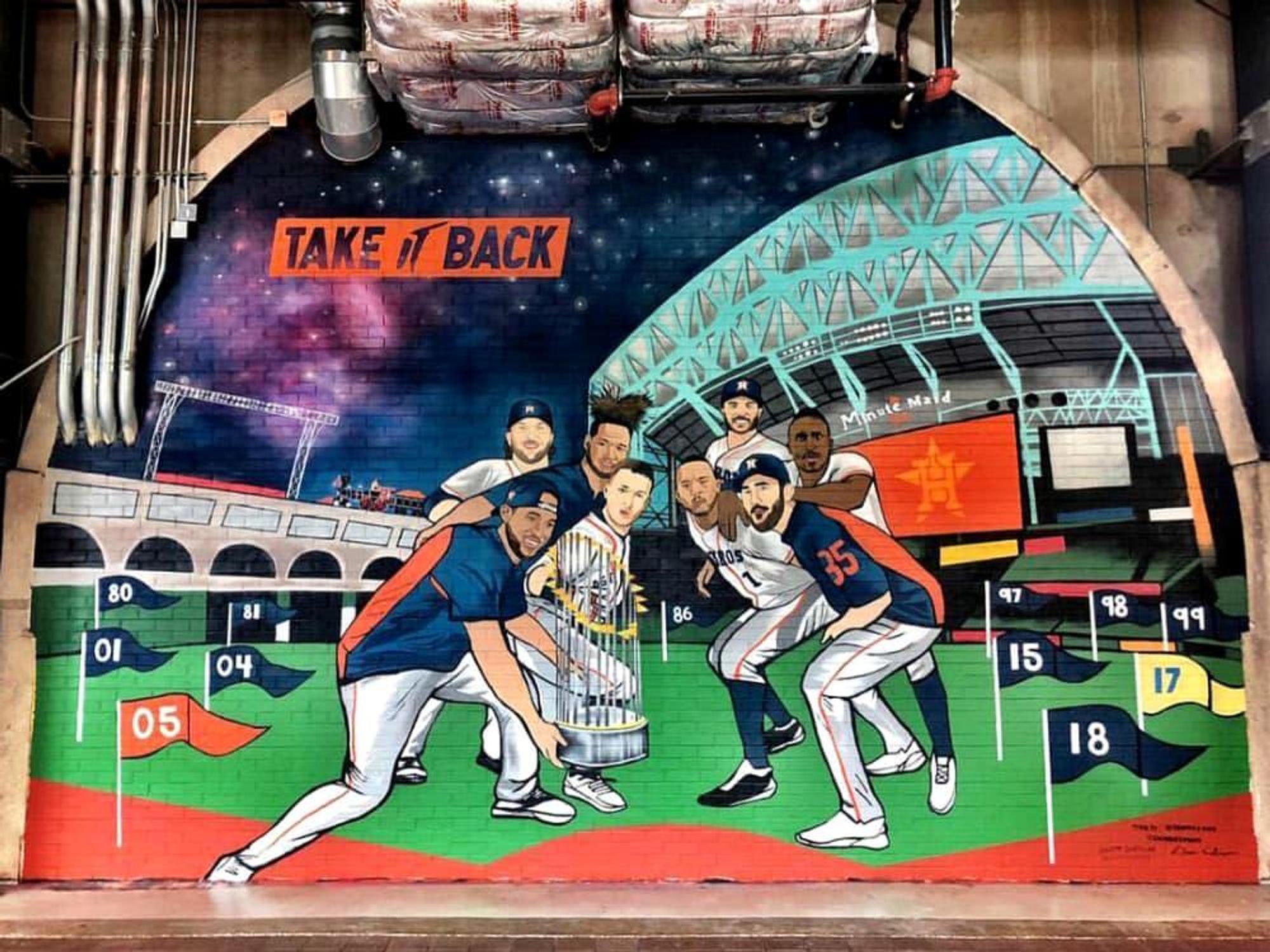 Donkeeboy mural Houston Astros