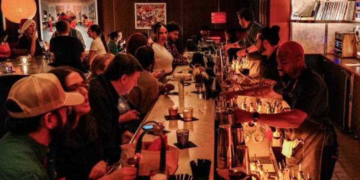New Houston cocktail bar serves up a house party fueled by music and martinis