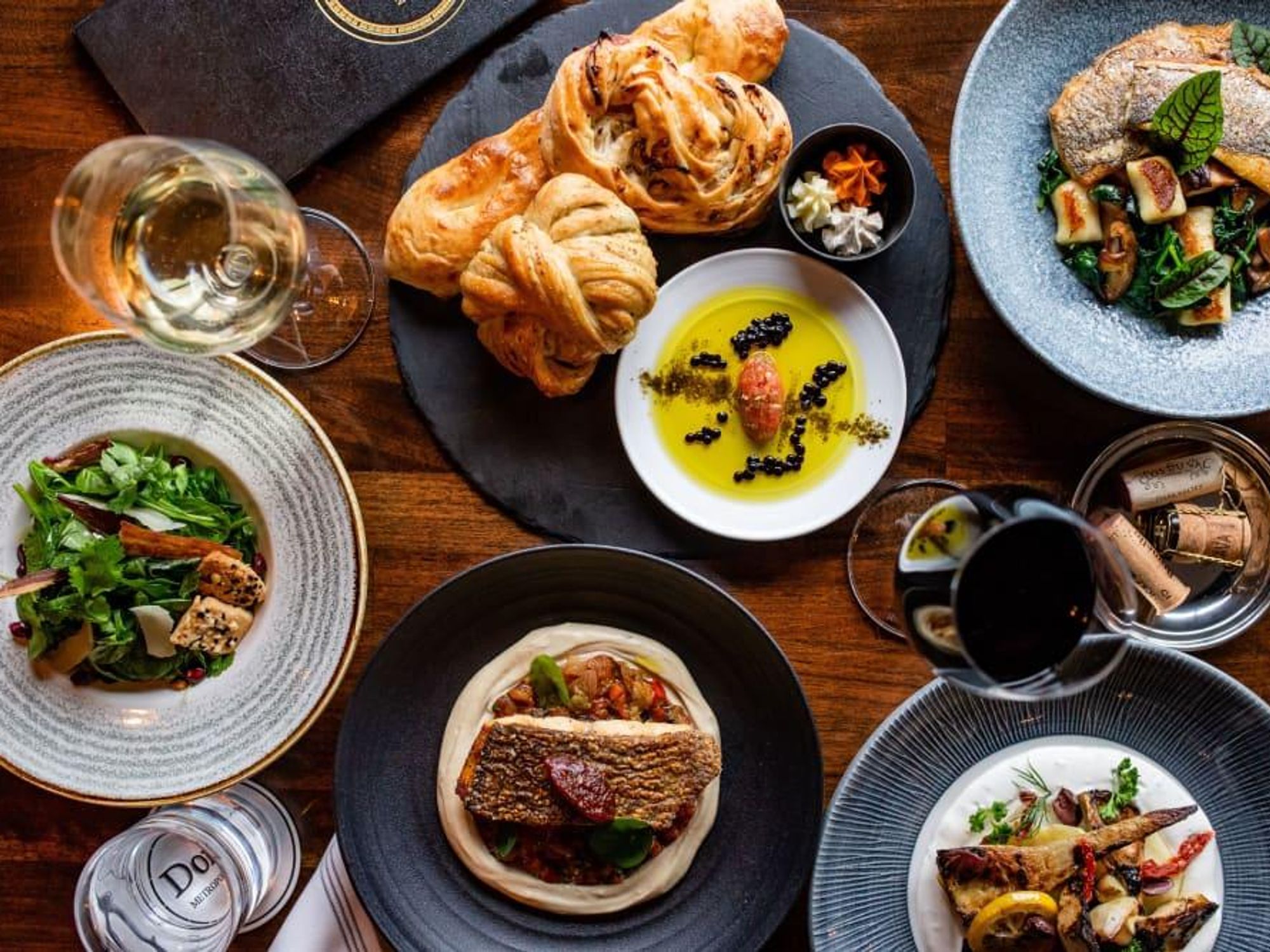 Doris Metropolitan food spread