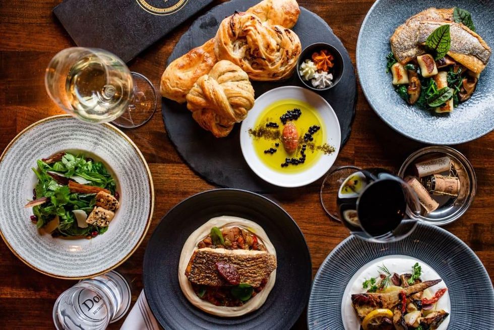 Doris Metropolitan food spread