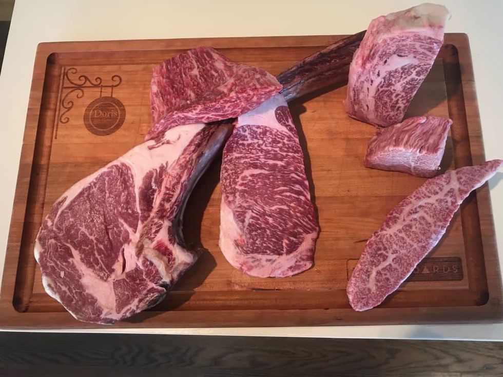 Doris Metropolitan raw steak