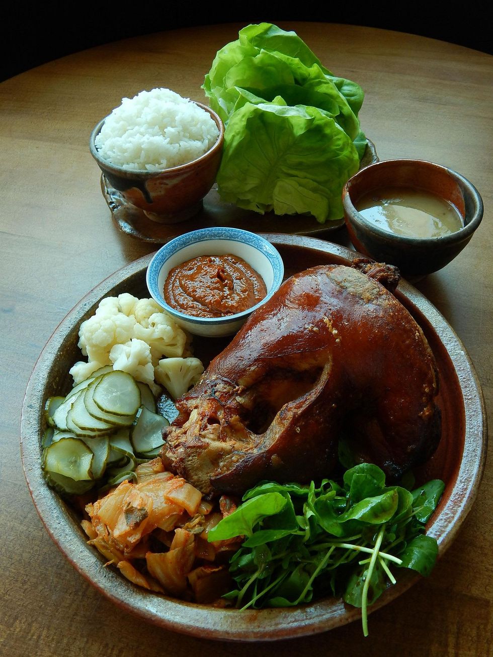 Dosi Restaurant and Soju Bar tasting menu October 2014 Dosi Soju Bo ssam