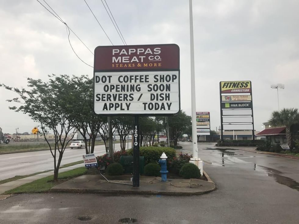 Dot Coffee Shop east marquee