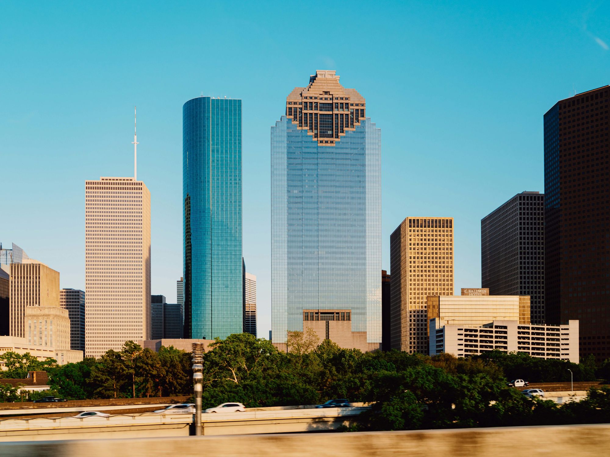 Downtown Houston buildings