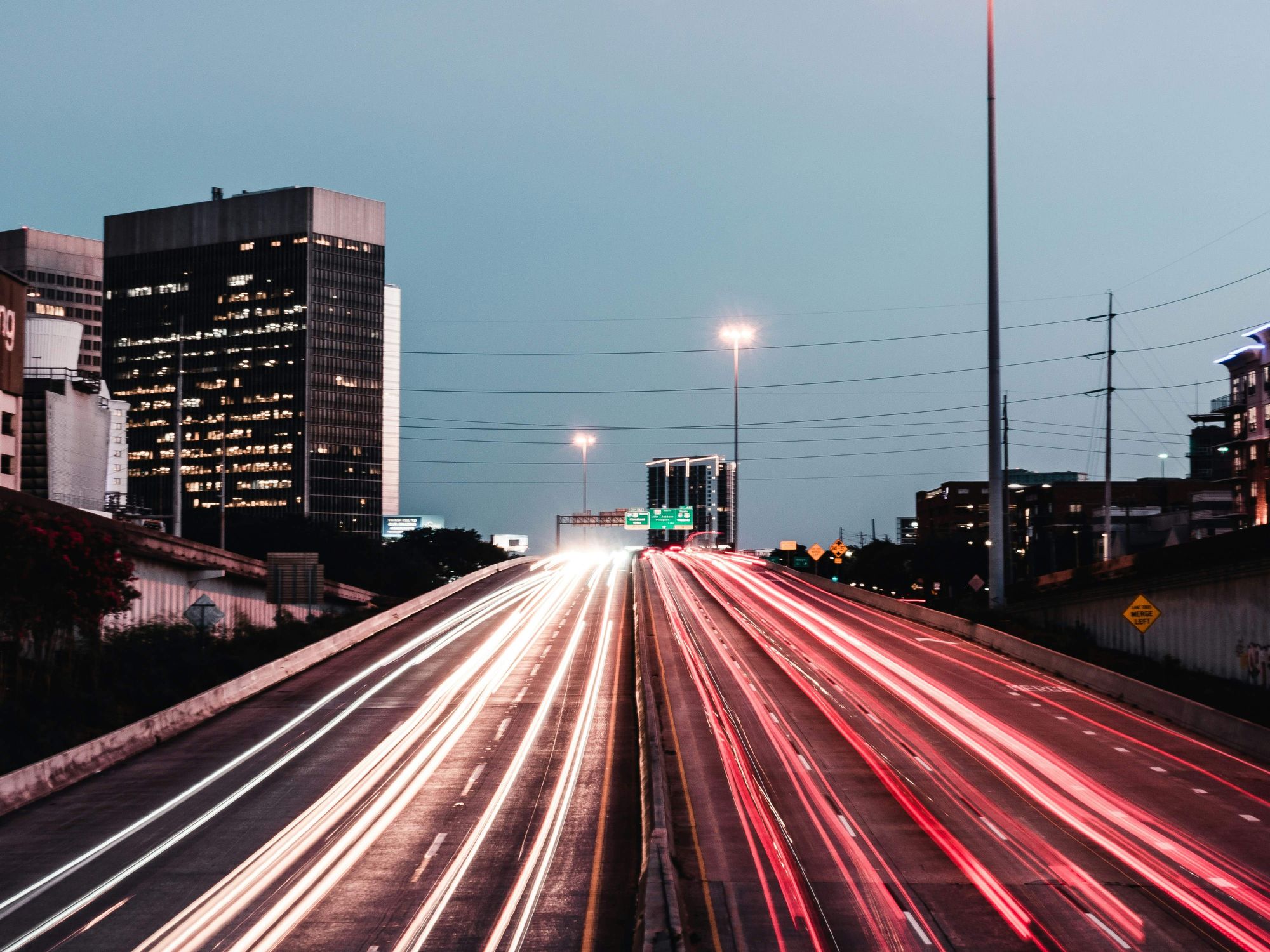 Downtown Houston freeway