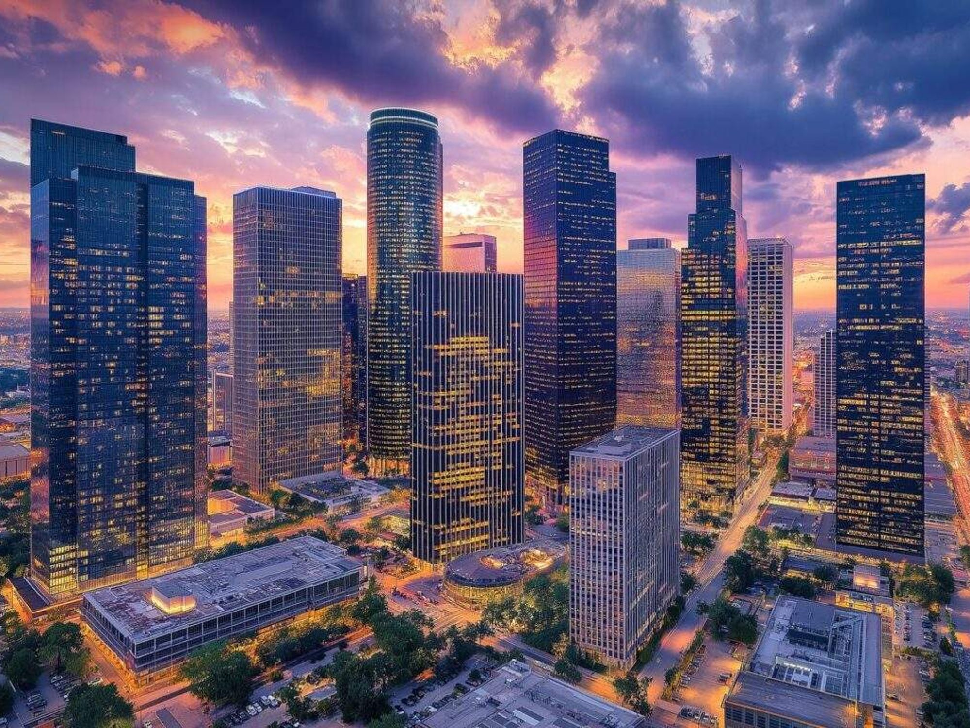 Downtown Houston skyline