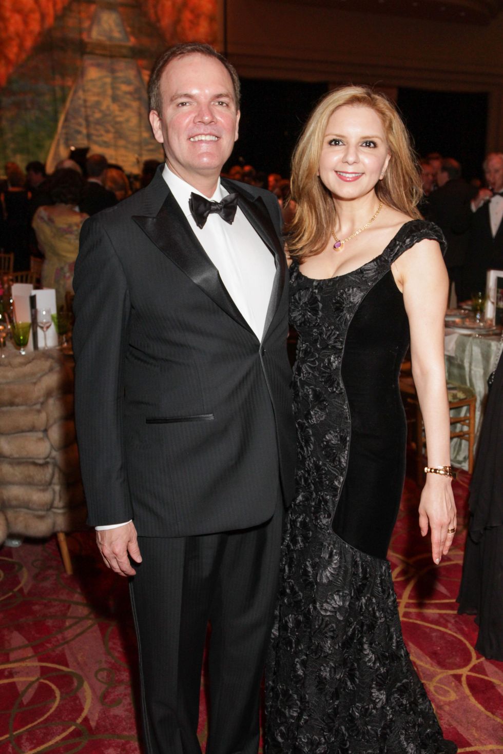 Dr. Alan Bentz, Sallymoon Benz, Moores School gala, March 2014