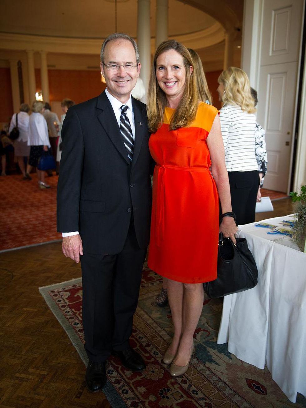 Dr. Charles Gay and Rhonda Gay at the Blue Bird Circle Luncheon May 2014