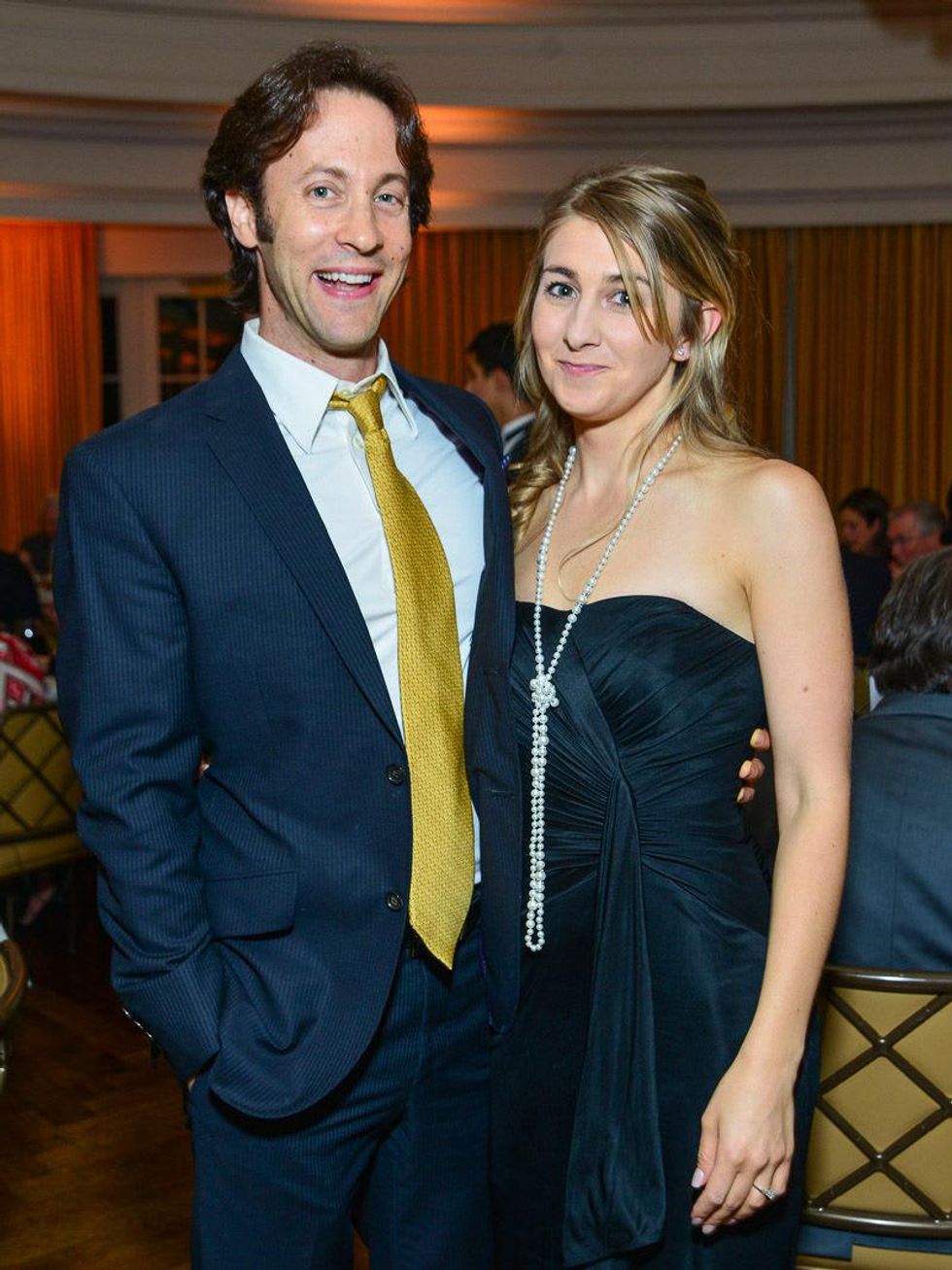 Dr. David and Sarah Eagleman at the Center for Houston's Future dinner October 2013