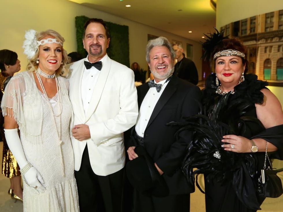 Dr. Diana Collins, Al Gallo, William Reading and Teresa Reading at the Ars Lyrica "Roaring Twenties" Gala
