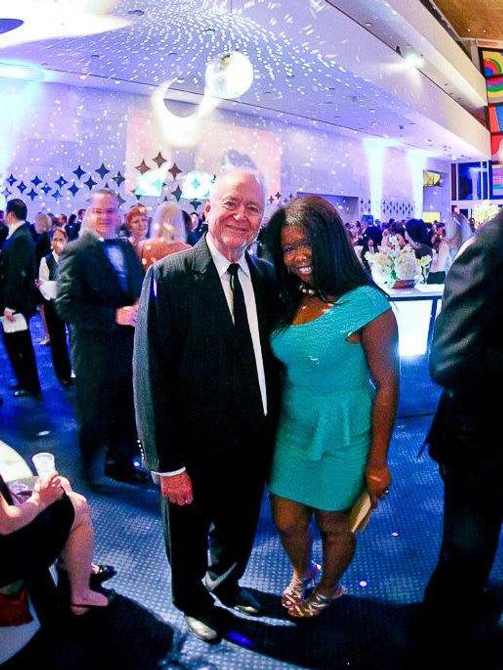 Dr. Edwin Cordray and Lisa Ponder at Bering Omega's Sing for Hope after-party