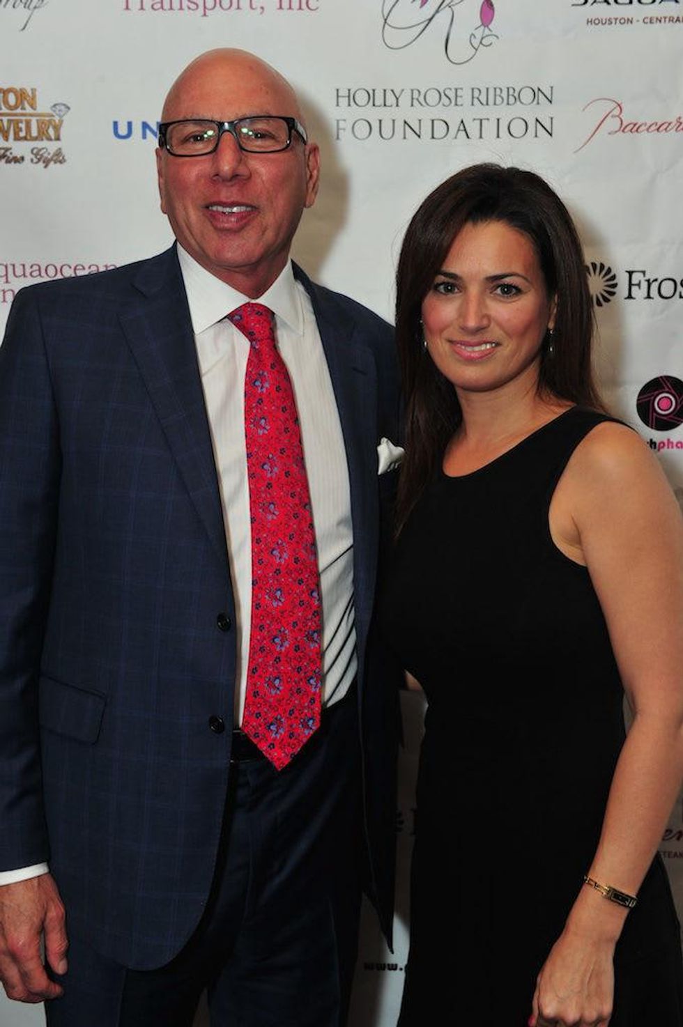 Dr. Franklin Rose and Michelle Etter at the Holly Rose Ribbon Foundation Day dinner September 2014