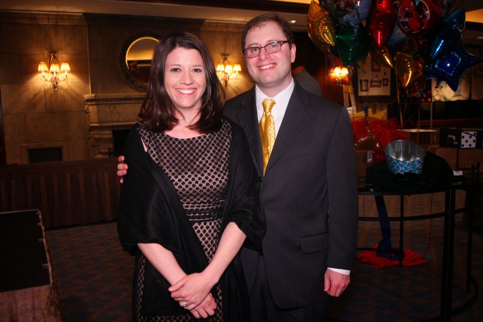 Dr. Holly and Reuben Rosof at Crossroads School's "Superhero Soiree" Gala February 2015