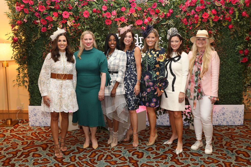 Dr. Julie Longoria Chen, April McGee, Felicia Stone, Amalia Stanton, Amanda Boffone, Jayne Johnston, and Christine Falgout-Gutknecht.