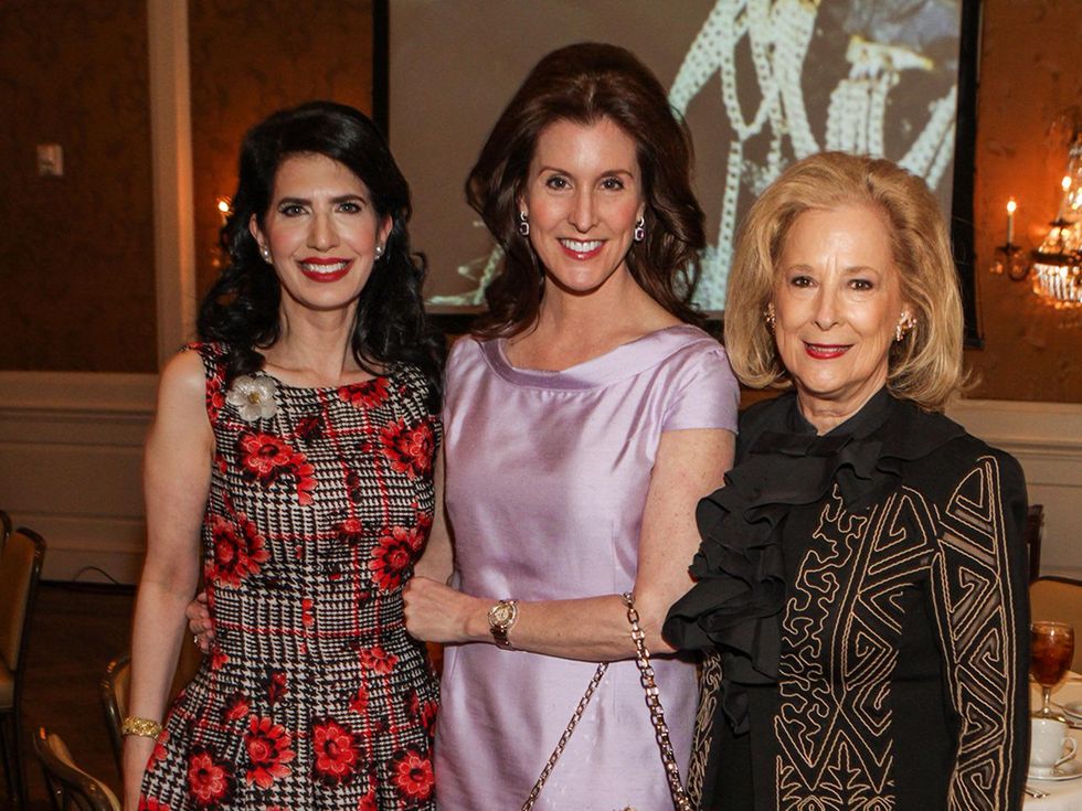 Dr. Kelli Cohen Fein, from left, Phoebe Tudor and Mary Ann McKeithan at the Passion for Fashion luncheon March 2014