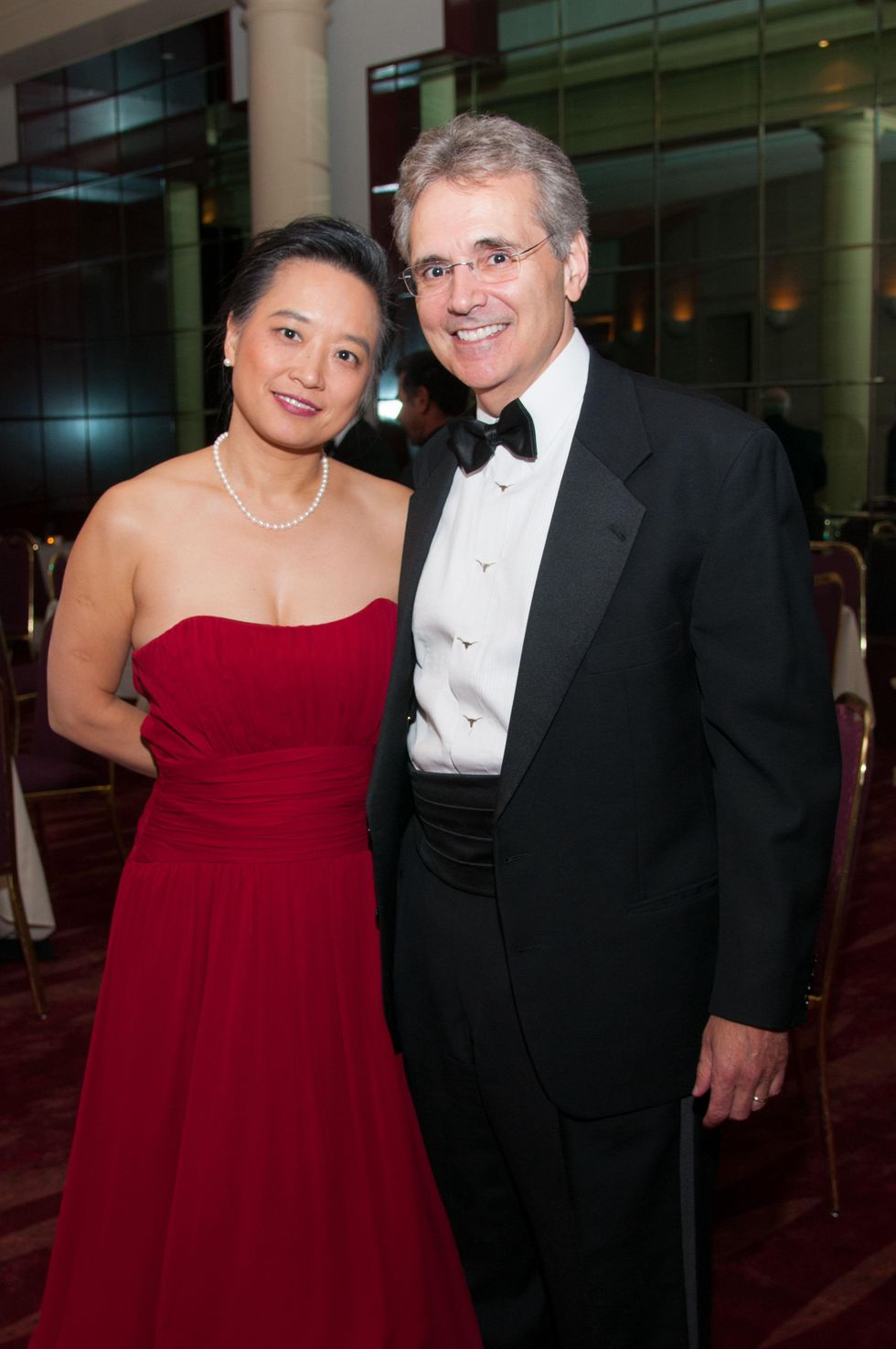 Dr. Lynda Chin and Dr. Ronald DePinho at the HGO Opening Night Celebration October 2014