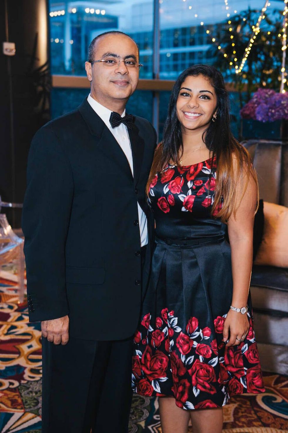 Dr. Maged Mina, Marina Mina at UTHealth Constellation Gala
